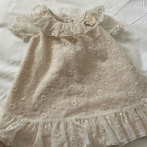 Laura Ashley Cream colored dress